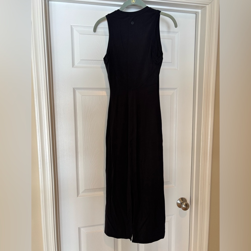 Lululemon All Aligned Midi Dress Black Size 2 - Picture 5 of 6